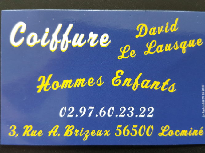 COIFFURE David LE LAUSQUE à Locminé